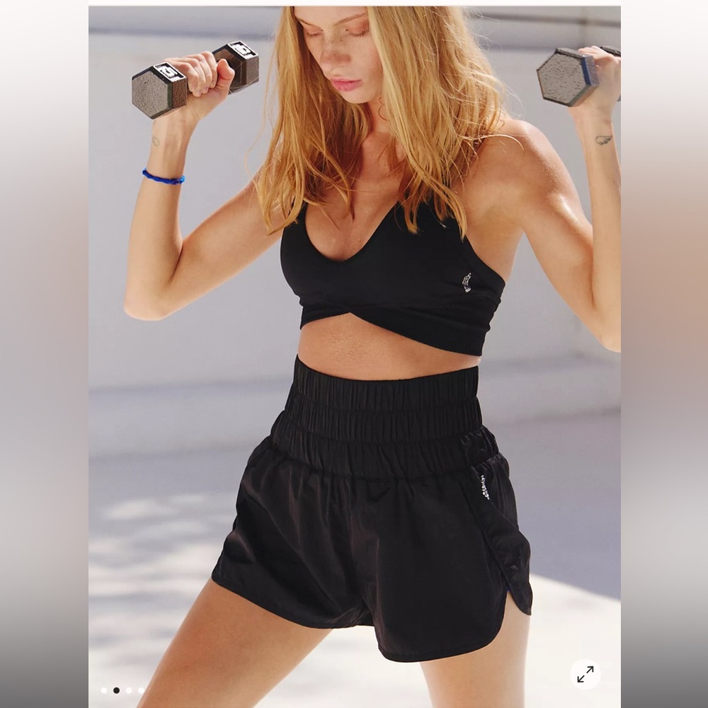Free People the Way Home Shorts- Black